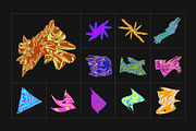 50 Distorted Abstract illustrations, an Object Graphic by assetpro.design (Thumbnail 5 of 10)