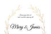 Wedding Invitation, an Invitation Template by Greeek (Thumbnail 2 of 3)
