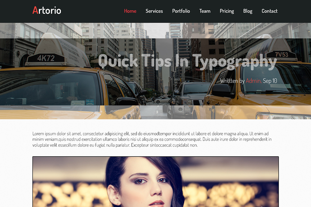 Artorio - Creative PSD Template, a Websites & App Template by NovelPixels (Photo 3 of 4)