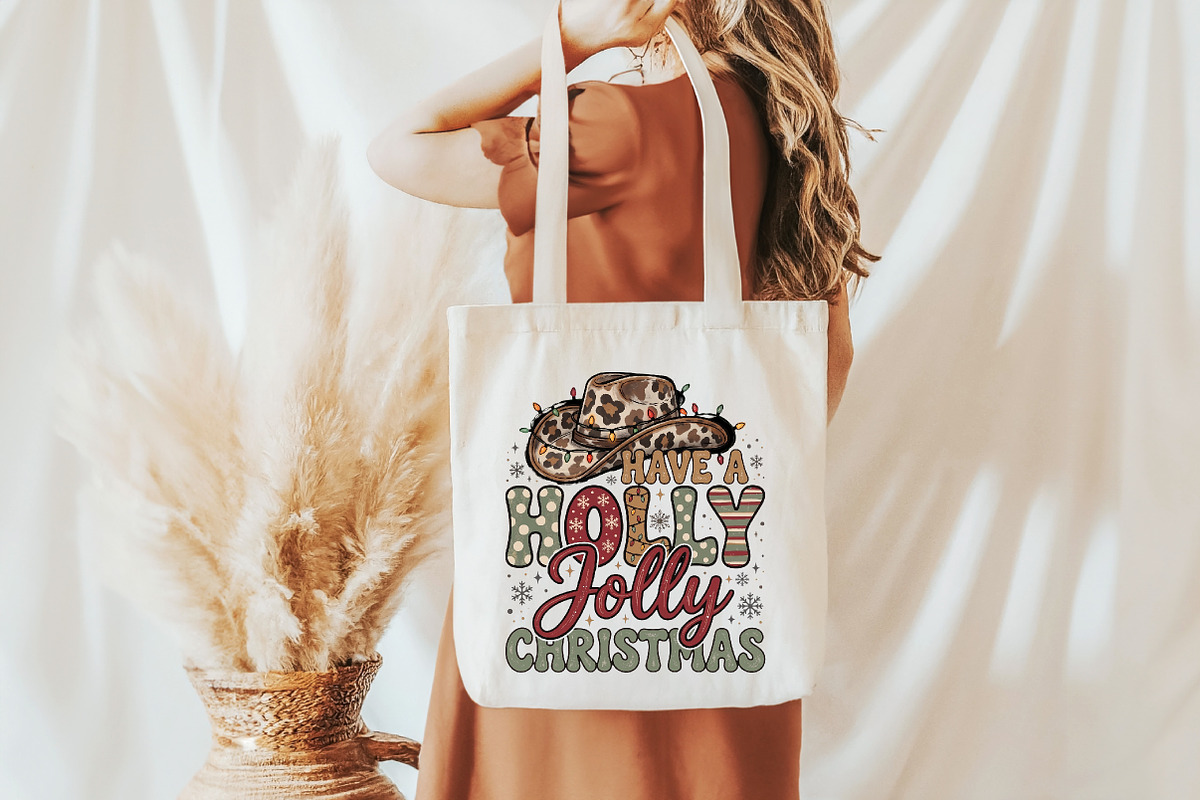 Western Leopard Holly Jolly Christma, a Seasonal Illustration by designcity5 (Photo 3 of 4)