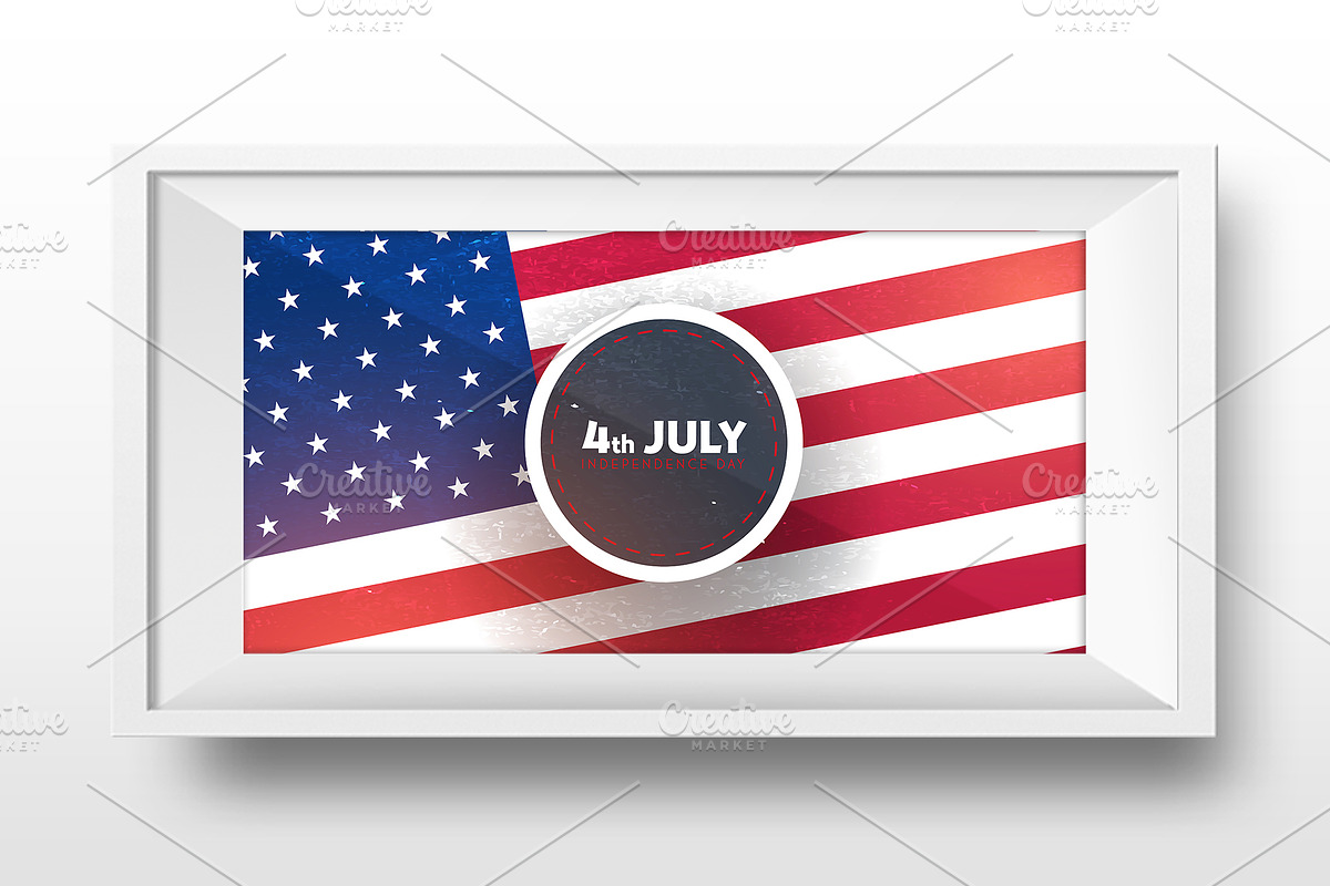 4th July. 12 banners and posters., a Social Media Template by Leo Edition (Photo 8 of 12)