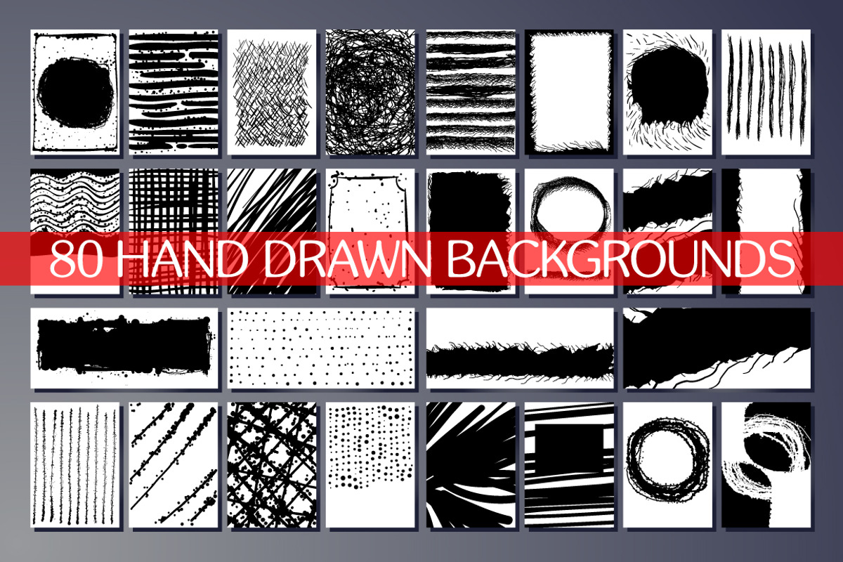 80 grunge textures, a Texture Graphic by Katya Hatsak (Photo 1 of 3)