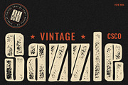 Sazzle Vintage, a Blackletter Font by Craft Supply Co. (Thumbnail 1 of 8)
