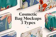 Cosmetic Handbag Mockups, a Merchandise Mockup by rebrandy (Thumbnail 1 of 11)