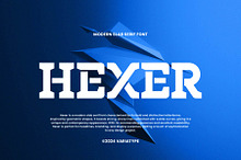 Hexer - Modern Slab Serif