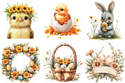 Marigold Easter Clipart, an Illustration by Watercolor design (Thumbnail 4 of 5)