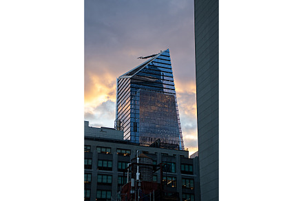 Sunset In Hudson Yards, NYC, Photo