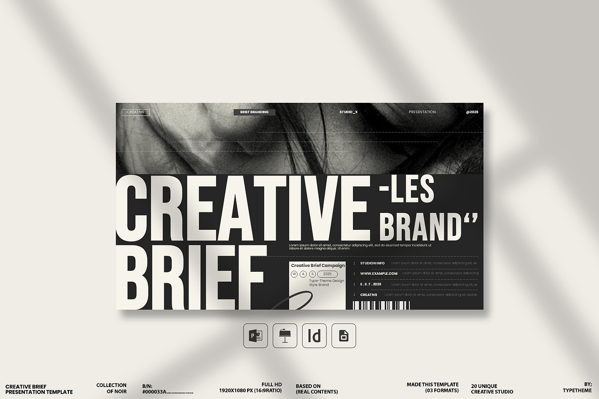 CREATIVE BRIEF PRESENTATION TEMPLATE, a Presentation Template by Aura Agency (Photo 6 of 10)
