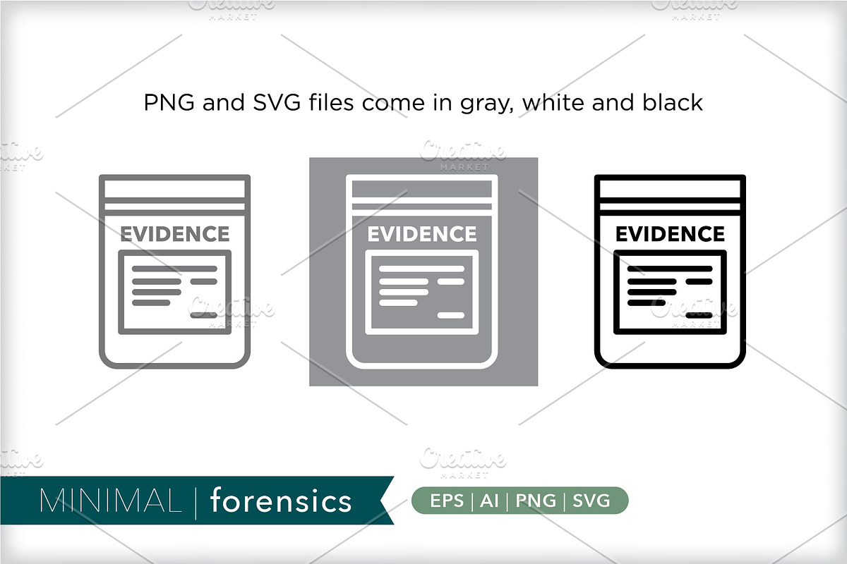 Minimal forensics icons, an Outline Icon by Picture Window (Photo 2 of 5)
