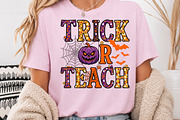 Trick or Teach Halloween Sublimation, a Seasonal Illustration by Rose Art (Thumbnail 4 of 5)