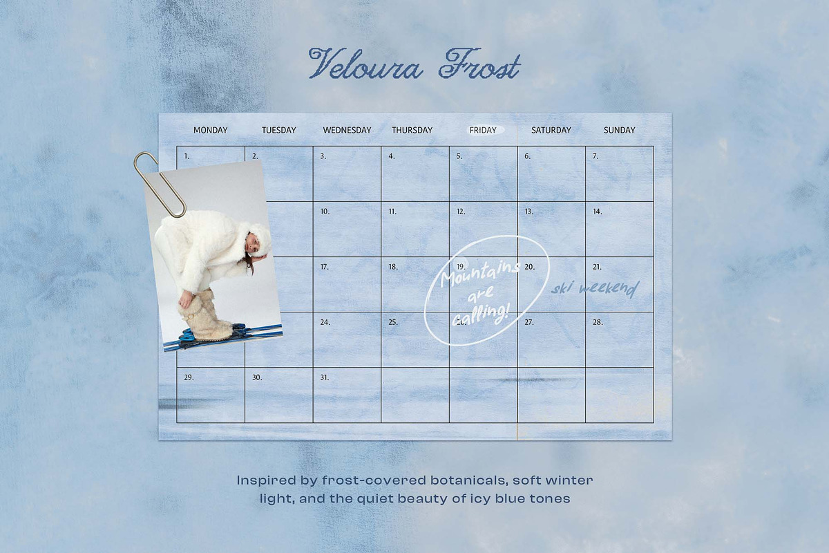 Veloura Frost — Blue Backgrounds, a Background Graphic by DigARTbyHavroshka (Photo 5 of 12)