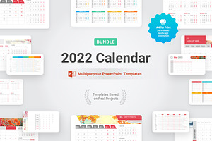Powerpoint Calendar 2022 Templates, a Presentation Template by HiSlide.io