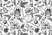 Christmas Hand Drawn Elements Set, a Decorative Illustration by Epine (Thumbnail 3 of 4)