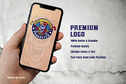 Jester Skull Prankster Emblem Logo, a Branding & Logo Template by RMPL.std (Thumbnail 3 of 3)