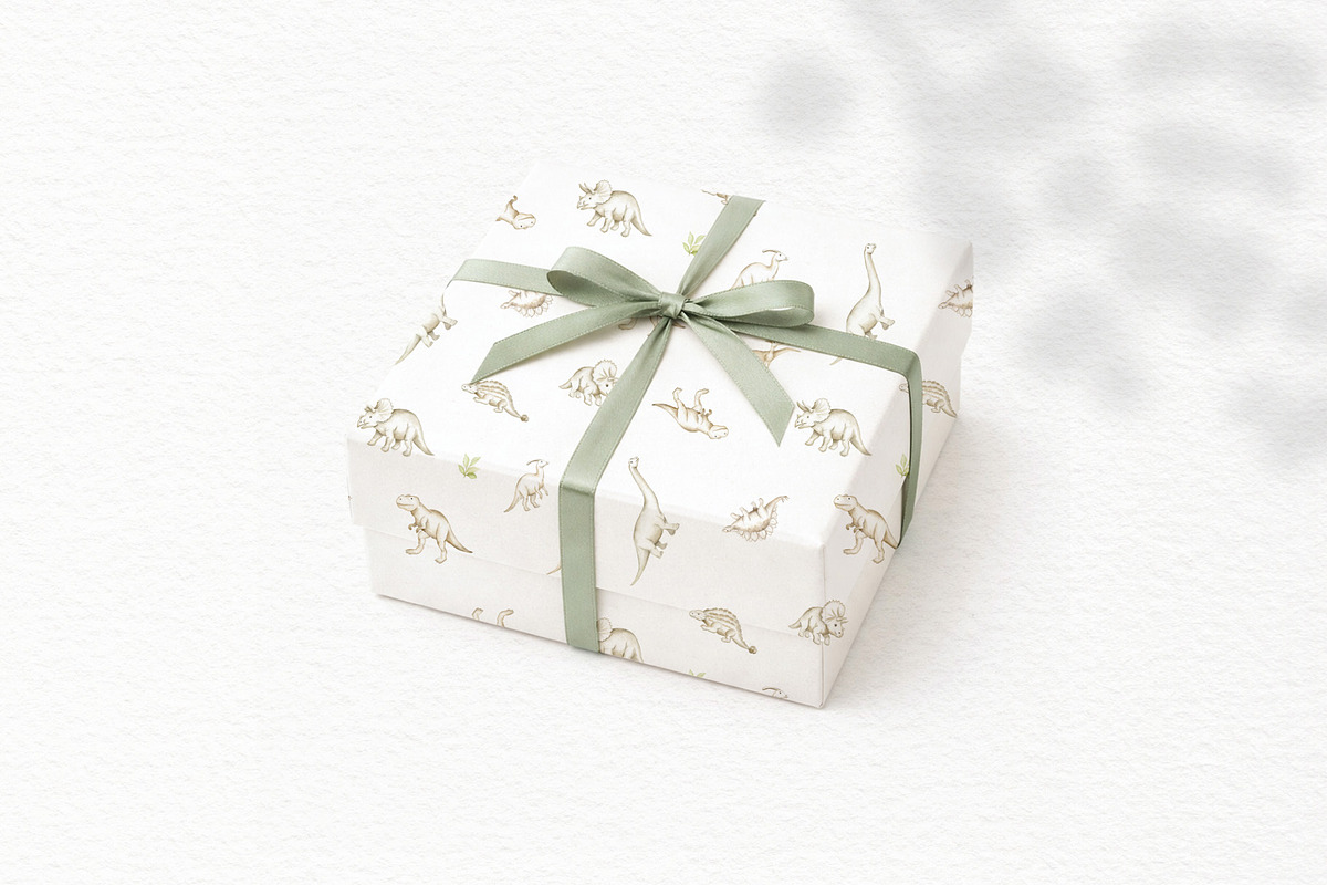 Watercolor Dinosaur Collection, an Animal Illustration by Liliia Polos Illustration (Photo 8 of 11)