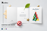 Christmas Card Mockup, an Advertising Mockup by Xtrahive (Thumbnail 1 of 4)