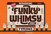 Funky Whimsy Typeface, a Sans Serif Font by alit design (Thumbnail 1 of 17)