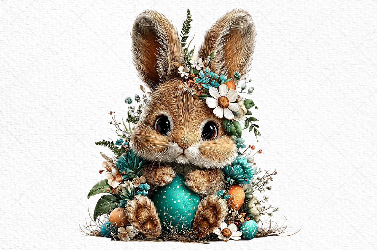 Whimsical Easter Animal Clipart, an Illustration by Craft Nest (Photo 9 of 11)