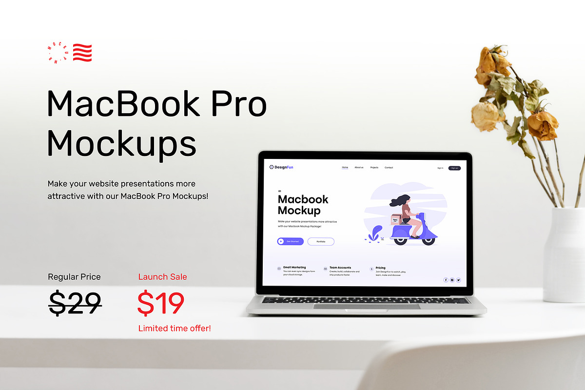 MacBook Mockups - Workspace Mockups, a Mac Mockup by Mr.Mockup™ (Photo 2 of 13)