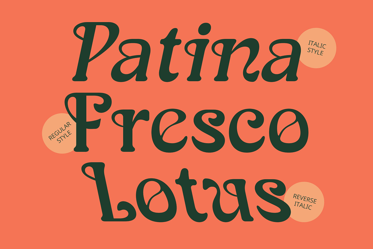 CS Bloom – Art Nouveau Font, a Serif Font by Craft Supply Co. (Photo 2 of 8)