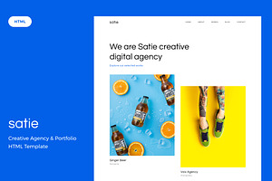 Satie - Creative Agency & Portfolio