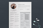 Resume/CV, a Resume Template by Atakana (Thumbnail 4 of 5)
