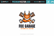 Fox Garage Logo, a Branding & Logo Template by pixelogan (Thumbnail 1 of 2)