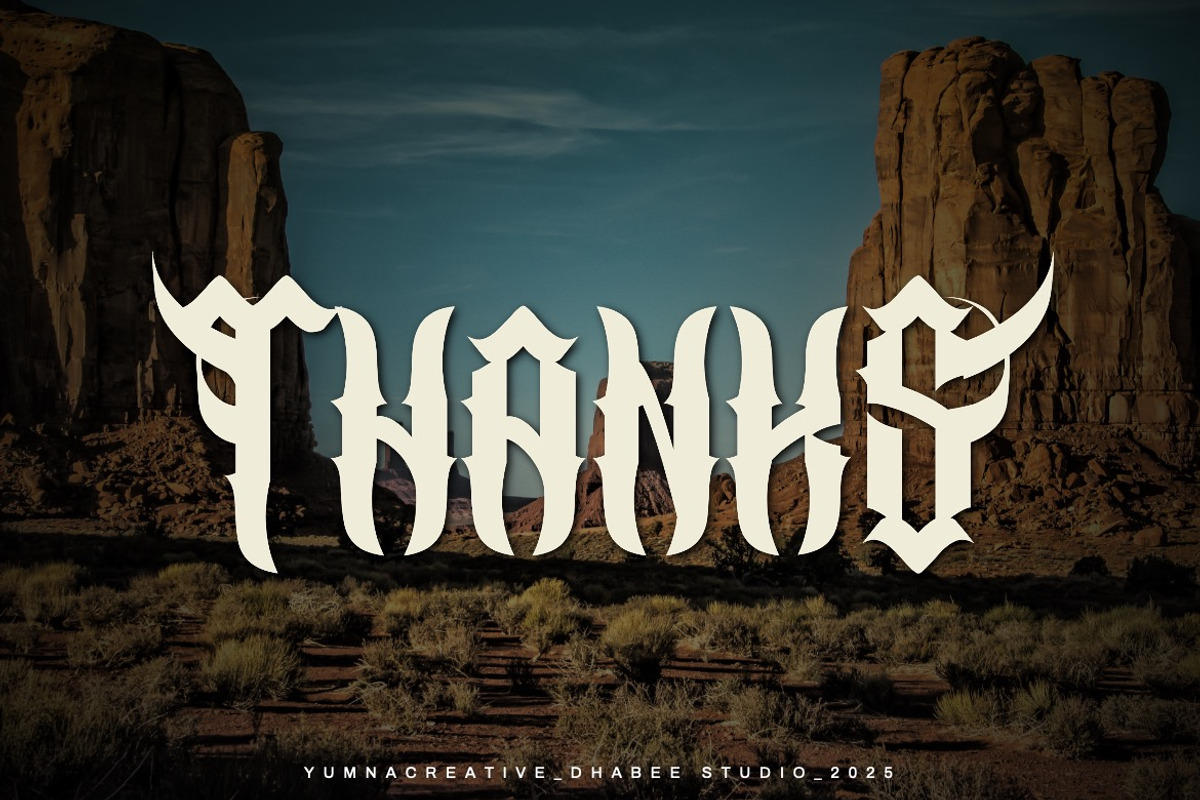 Elaxors - Classic Blackletter Font, a Blackletter Font by Dhabee (Photo 11 of 16)