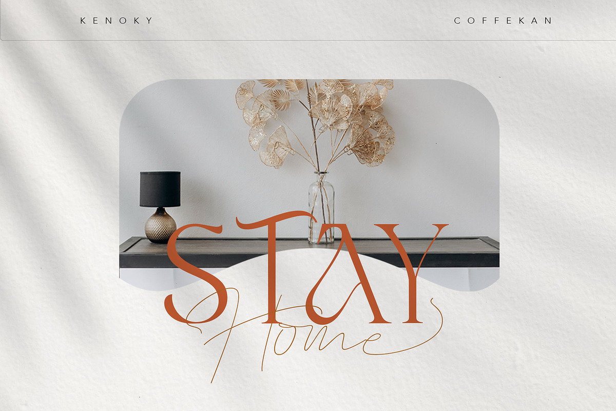 Kenoky Coffekan, a Serif Font by alit design (Photo 5 of 27)