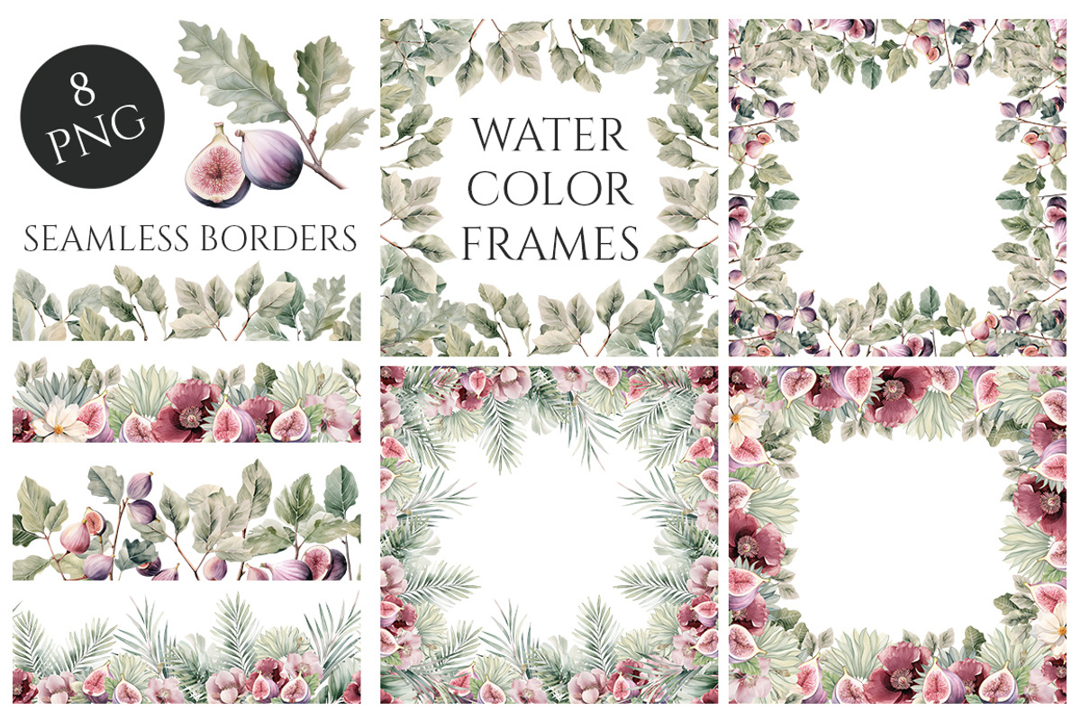 Watercolor Violet History Floral, an Object Illustration by Evgeniia (Photo 4 of 9)