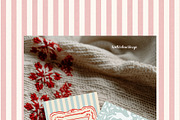 Christmas Frames Borders Templates, a Decorative Illustration by whiteheartdesign (Thumbnail 7 of 24)