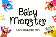 Baby Monster, a Handwritten Font by BearyType Studio (Thumbnail 1 of 5)