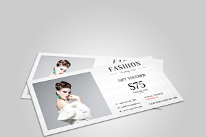 Fashion Gift Voucher Template