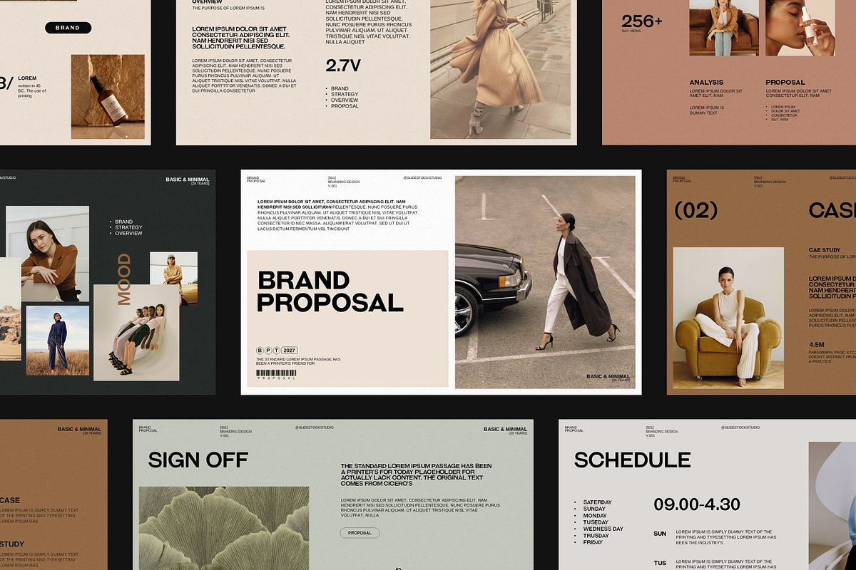 Brand Proposal Template, a Presentation Template by slidestock55 (Photo 4 of 13)
