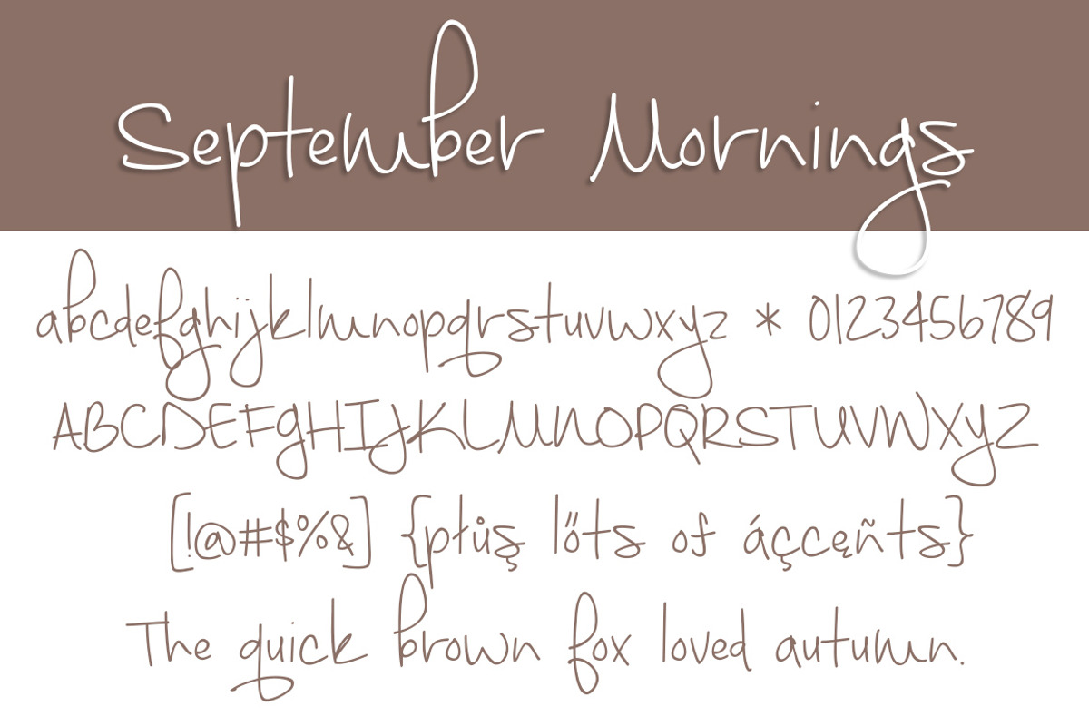 September Mornings preview 2