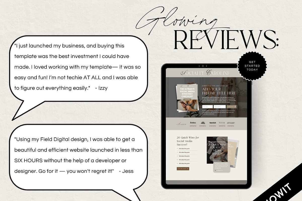 Lead Page Website Template, a Websites & App Template by Field Digital (Photo 8 of 10)