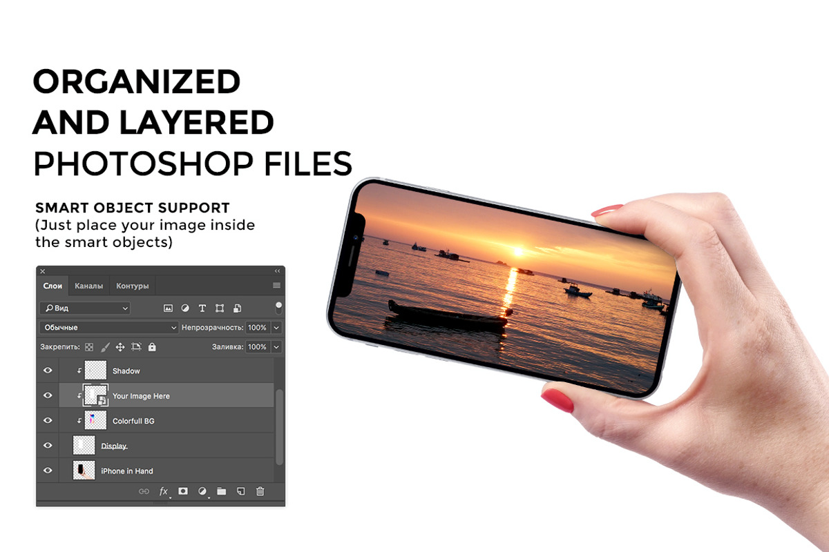 iPhone X Mockup version 5, an iPhone Mockup by Mockup Store (Photo 3 of 3)