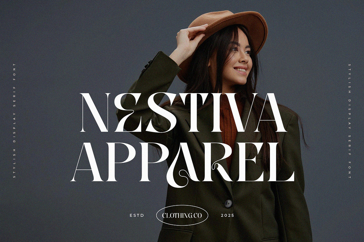 Bahena – Elegant Display Serif Font, a Serif Font by BrandSemut (Photo 6 of 10)
