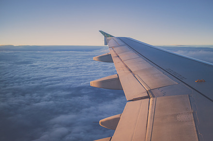View from Flying Plane