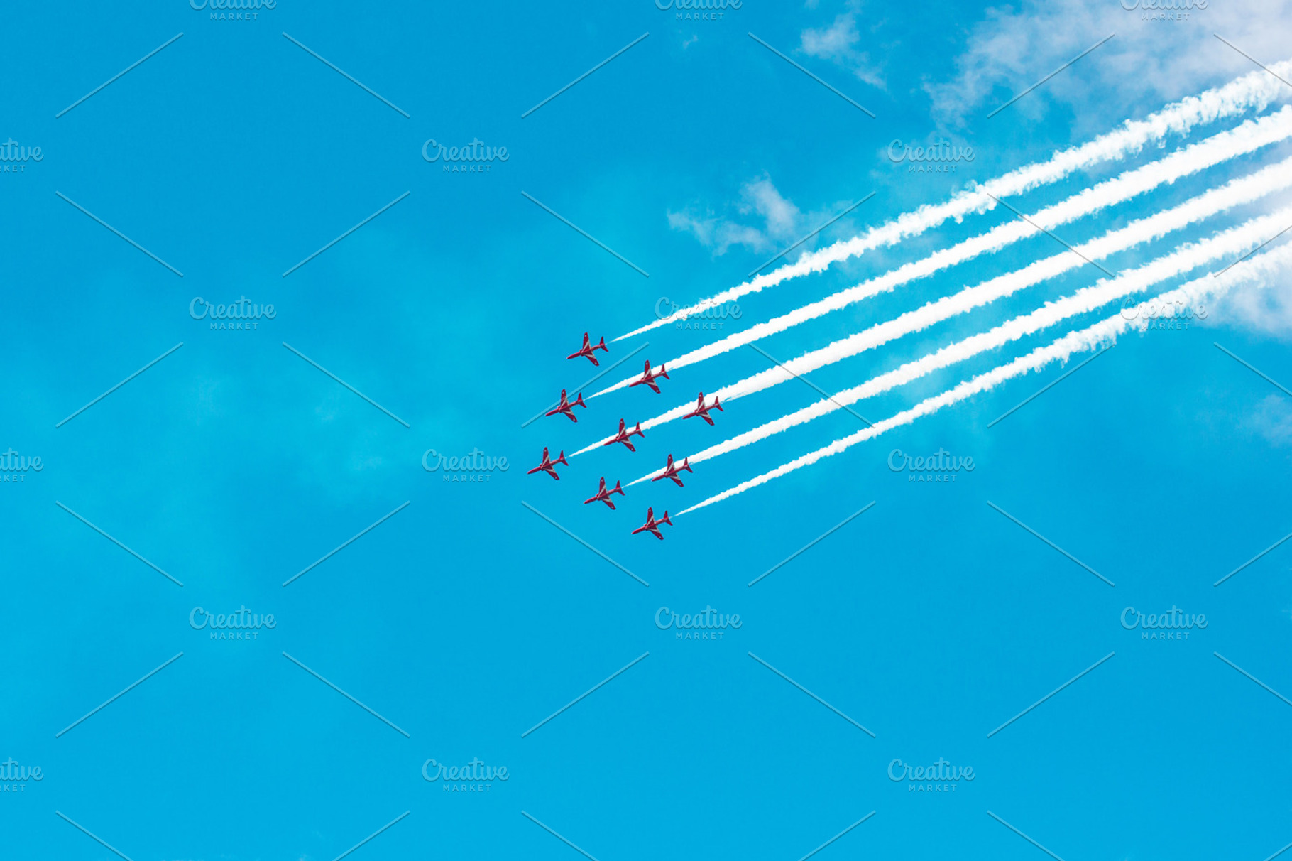 Planes In The Sky Stock Photo