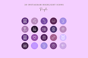 20 Dog Illustration Purple Instagram