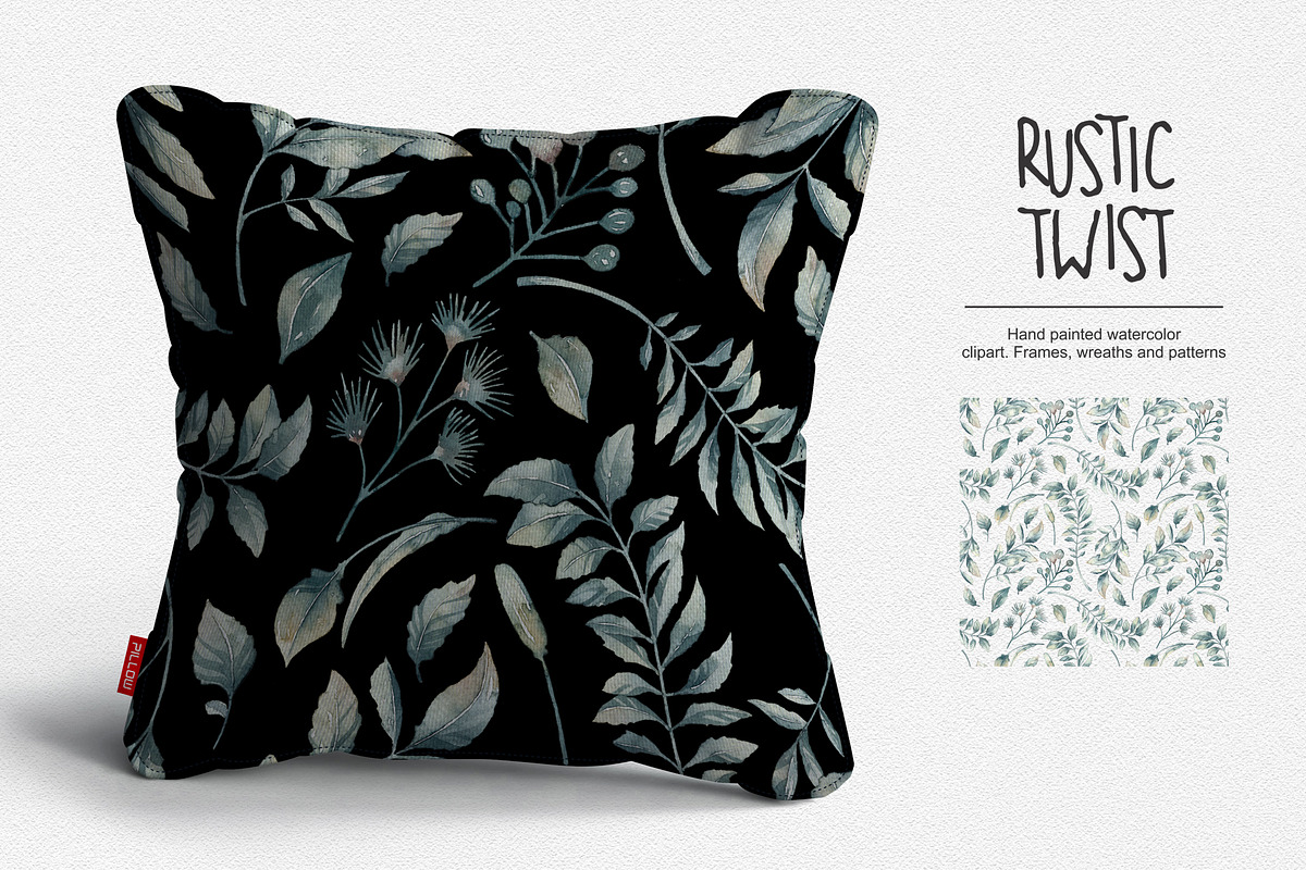Rustic Twist (Watercolor Clipart), an Illustration by Soir Creative (Photo 6 of 7)