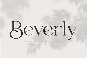 Beverly - Modern & Luxury Serif Font