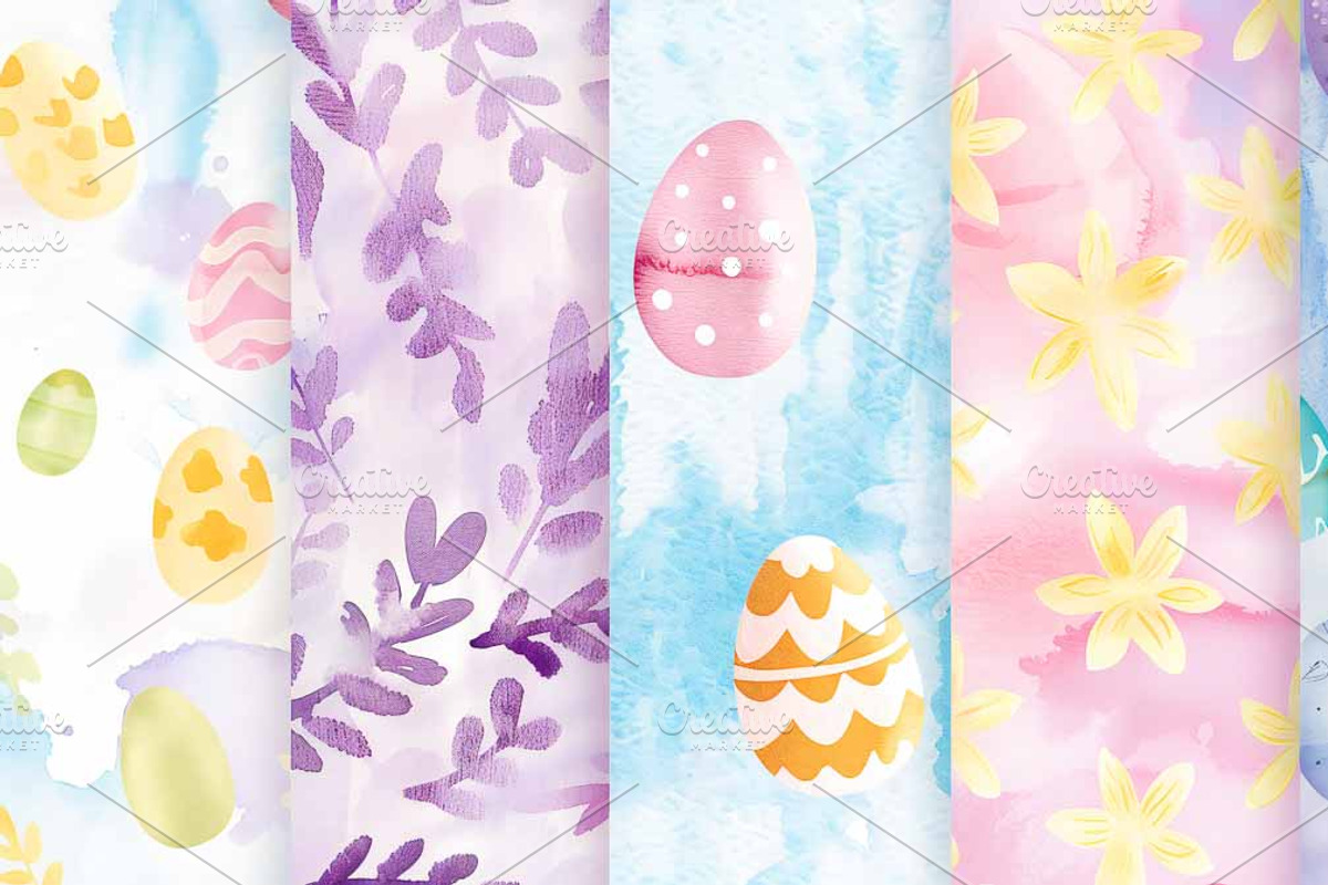 Spring Easter Watercolour, an Illustration by VetalStock (Photo 6 of 10)
