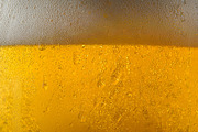 Macro of beer surface and foam in glass with drops, a Food & Drink Photo by Davizro's Market (Thumbnail 2 of 2)