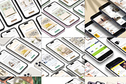 ALL 3D iPHONE MOCK-UP BUNDLE VOL-I3, an iPhone Mockup by Graphicsworld125 (Thumbnail 2 of 22)