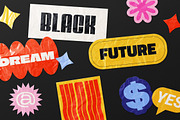 Wrinkled Sticker Mockup, a Pens & Pencil Mockup by Design Squad (Thumbnail 4 of 4)