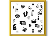 Illustration spa icons set. Seamless, a Pattern Graphic by RODINA (Thumbnail 2 of 3)