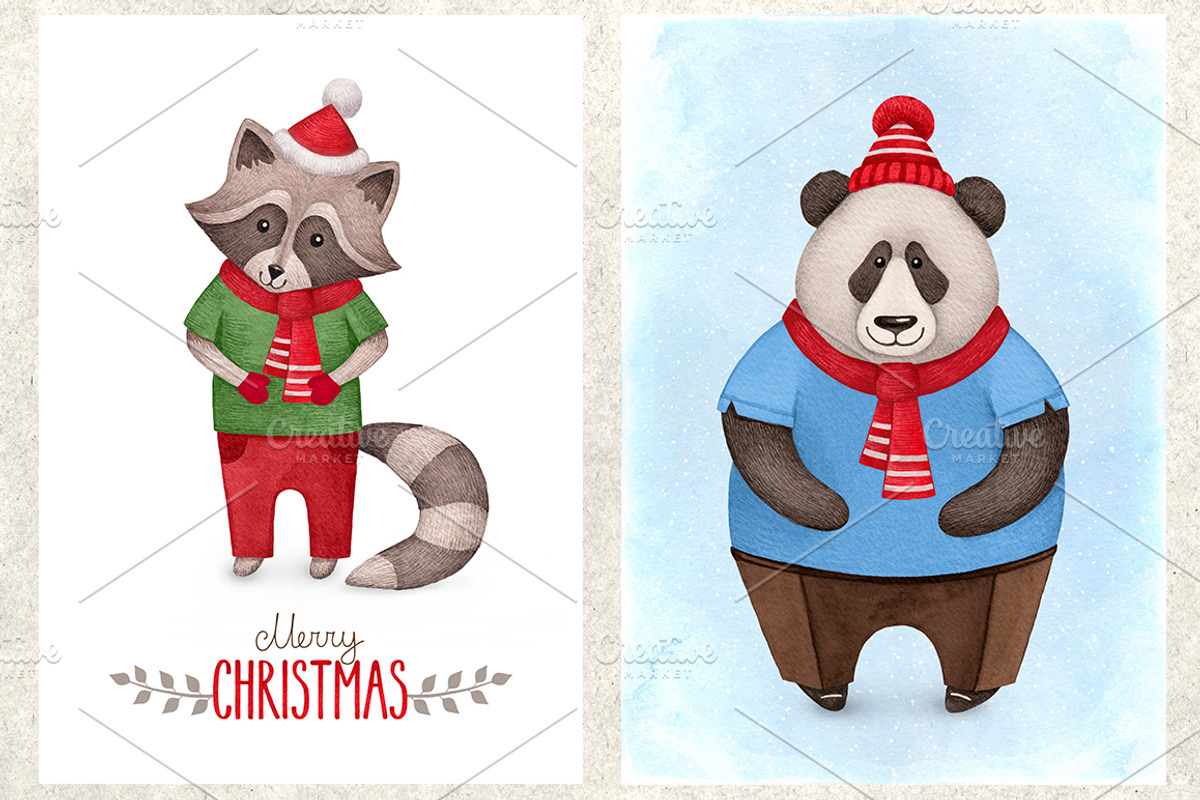 Cute animals and pattern designs, an Animal Illustration by Sundra (Photo 4 of 7)