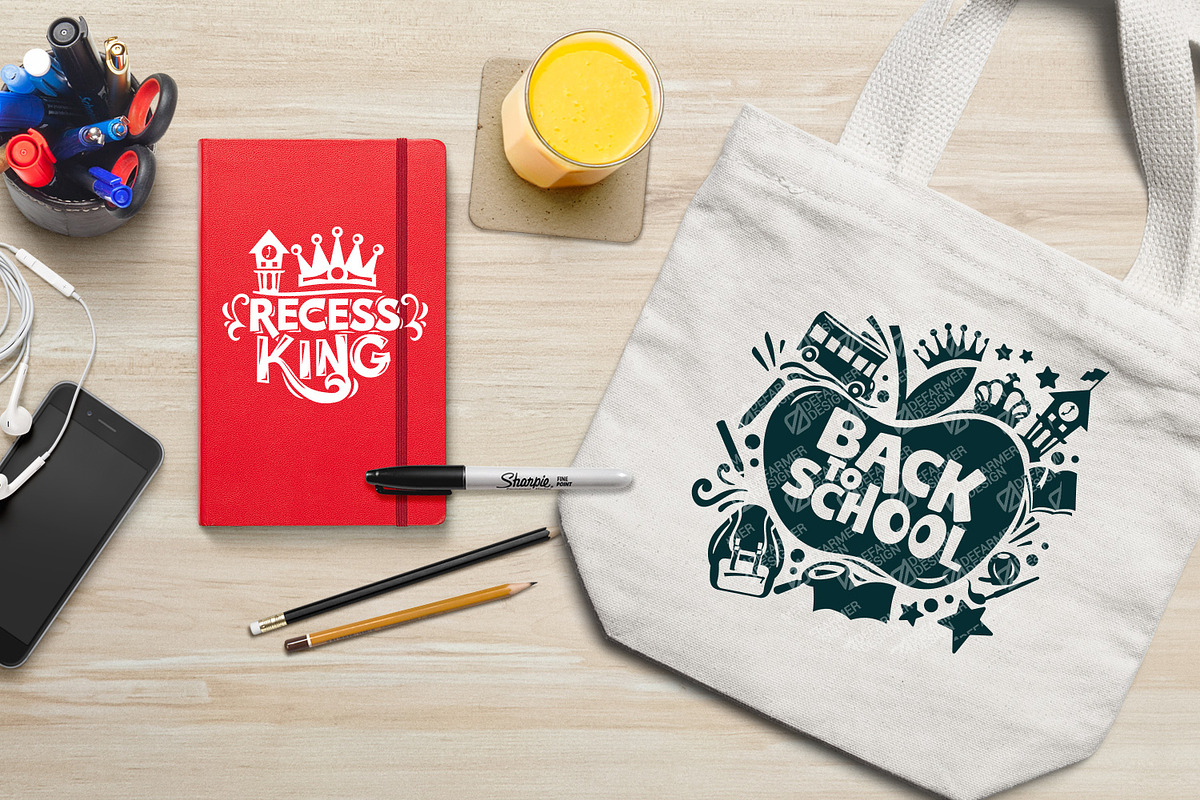 Back To School Quote SVG Bundle, an Education Illustration by defarmerdesign (Photo 4 of 4)